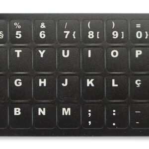 Autocolante Teclado PT (Preto)