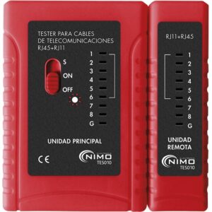 Testador de Rede RJ11, RJ12, RJ45 - NIMO