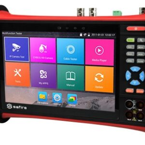 Comprovador CCTV Multifunções 4K (Ecrã LCD 7 Táctil) c/ Multímetro e Wi-Fi