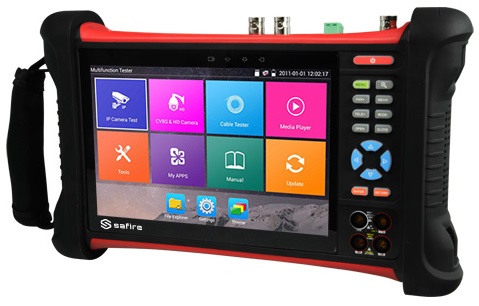 Comprovador CCTV Multifunções 4K (Ecrã LCD 7 Táctil) c/ Multímetro e Wi-Fi