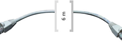Cabo UTP Cat 6 6m (Cinzento) - FONESTAR