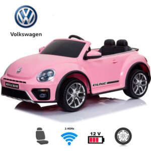 Carro El?trico Volkswagen Beetle Dune (monolugar) Rosa