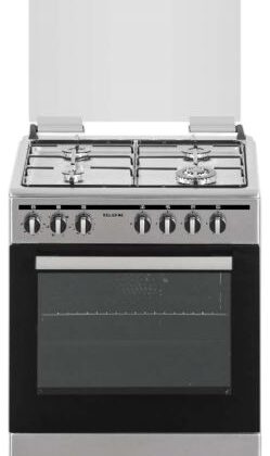 Fogão a Gás 4 Bocas + Forno 56L TFF6662XE6F.1 (Inox) - TELEFAC