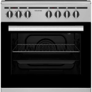 Fog?o El?trico 4 Bocas + Forno 56L TFF6662XVTC (Inox) - TELEFAC