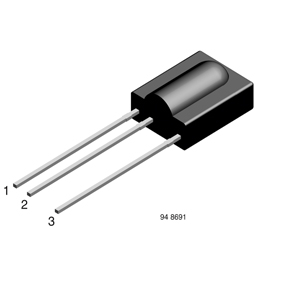 Led Receptor 30Khz vertical TSOP1730 p/ TV