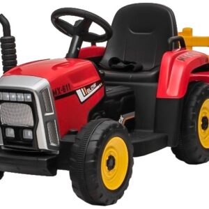 Trator Elétrico p/ Criança (Monolugar) Vermelho
