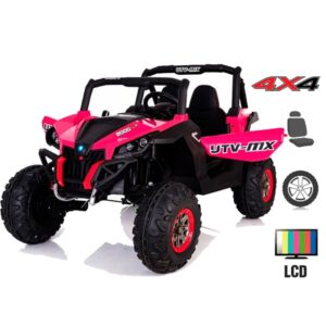 Carro El?trico Buggy XM-4x4 (Dois Lugares) Rosa