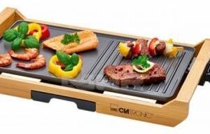 Grelhador 1800W c/ Suporte em Bambu – CLATRONIC