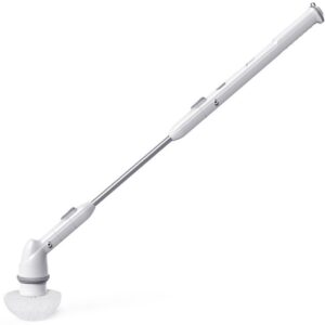 Escova Telesc?pica de Limpeza c/ Cabe?as Rotativas Intercambi?veis - THULOS