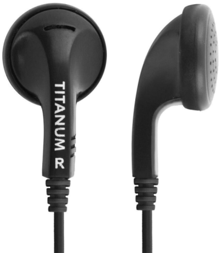 Auriculares Titanum c/ Fios Stereo (Preto) - ESPERANZA