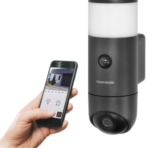 Câmara IP Motorizada Wi-Fi 1080p IP65 c/ Iluminação - THOMSON