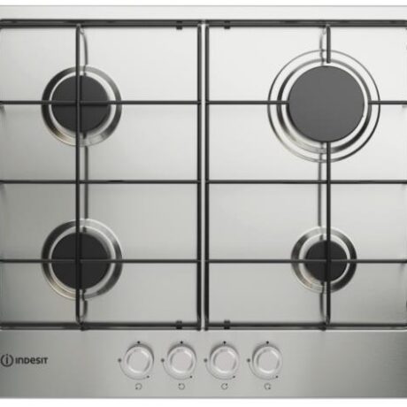 Placa a Gás THP 642 IX/I 1 4 Zonas (Inox) - INDESIT