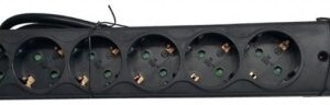 Extens?o Sextupla c/ Interruptor e 2 Portas USB - RIELLO