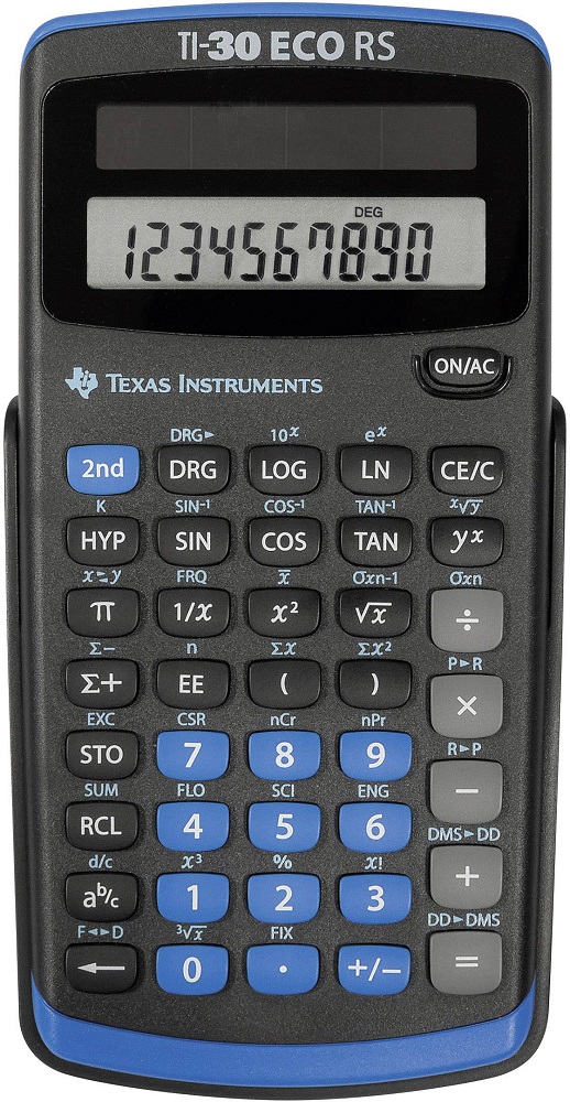 Calculadora Científica TI-30 ECO RS (Preto) - TEXAS INSTRUMENTS