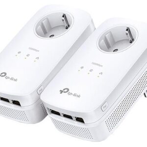 Kit PowerLines AV1200 3x Gigabit c/ PassThrough 2*2 MIMO - TP-LINK