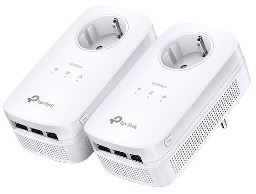 Kit PowerLines AV1200 3x Gigabit c/ PassThrough 2*2 MIMO - TP-LINK