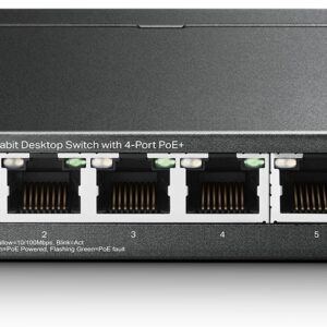 Switch Gigabit Desktop 5 Portas 4-PoE - TP-LINK