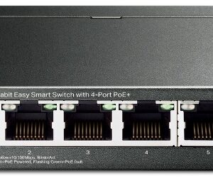 Switch TL-SG105PE 5 Portas Gigabit Smart Managed PoE+ - TP-LINK