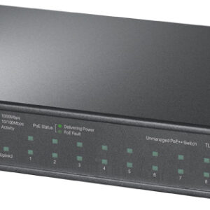 Switch de Rede 10 Portas 10/100/1000Mbps TL-SG1210PP (6x Portas PoE+/ 2x Portas PoE++) - TP-LINK