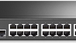 Switch JetStream 24 Portas Gigabit Managed + 4 Portas SFP - TP-LINK