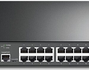 Switch JetStream 24 Portas PoE+ + 4 Portas SFP - TP-LINK