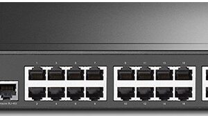 Switch JetStream 24 Portas Gigabit Managed + 4 Portas SFP+ (10GbE) - TP-LINK