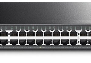 Switch de Rede Gerido L2/L3 Gigabit Ethernet (10/100/1000) 1U (Preto) - TP-LINK