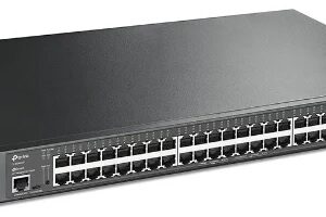 Switch Managed 48 Portas PoE+ JetStream Gigabit + 4 Portas 10GE SFP+ L2+ - TP-LINK