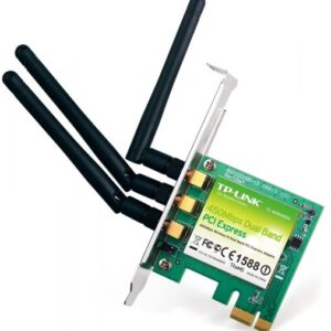 Placa Rede Wireless N Dual Band PCI-e 450Mbps - TP-LINK