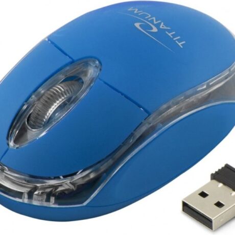 Rato Óptico s/ Fios 1000dpi (Azul) - TITANIUM