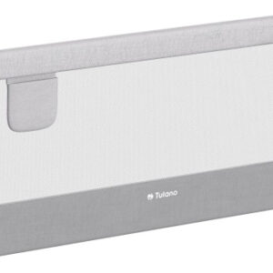 Barreira de Cama 200cm p/ Cama (Branco/Cinza) - TULANO