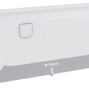 Barreira de Cama 140cm p/ Cama (Branco/Cinza) - TULANO