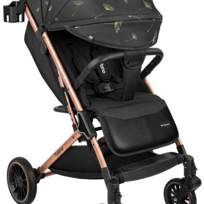 Carrinho de Bebê Lagos 35 (Preto/Dourado) - TULANO