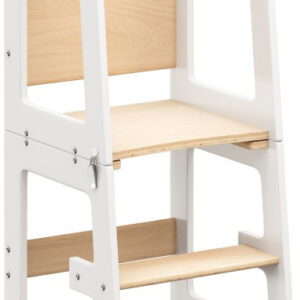 Torre de Apoio Mooby 35 c/ Função De Mesa (Branco/Natural) - TULANO