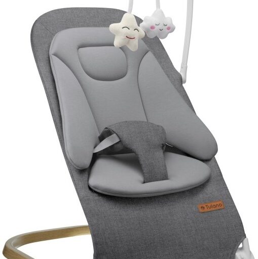 Cadeira de Baloiço Bebé Moon 50 (Cinza) - TULANO