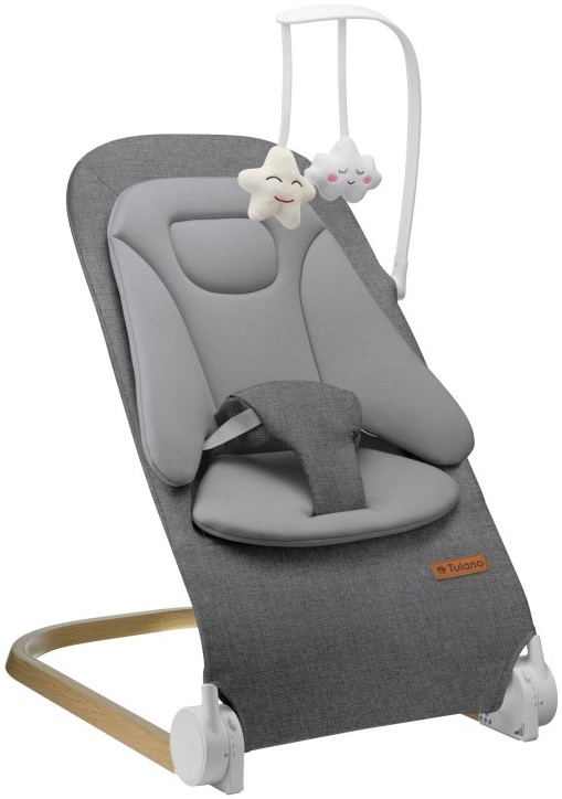 Cadeira de Baloiço Bebé Moon 50 (Cinza) - TULANO
