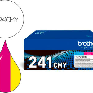Pack 3x Toners (Cian,Magenta,Amarelo) TN241CMY - BROTHER