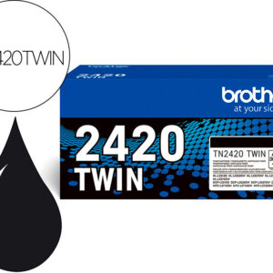 Pack 2x Toner TN-2420 (Preto) - BROTHER