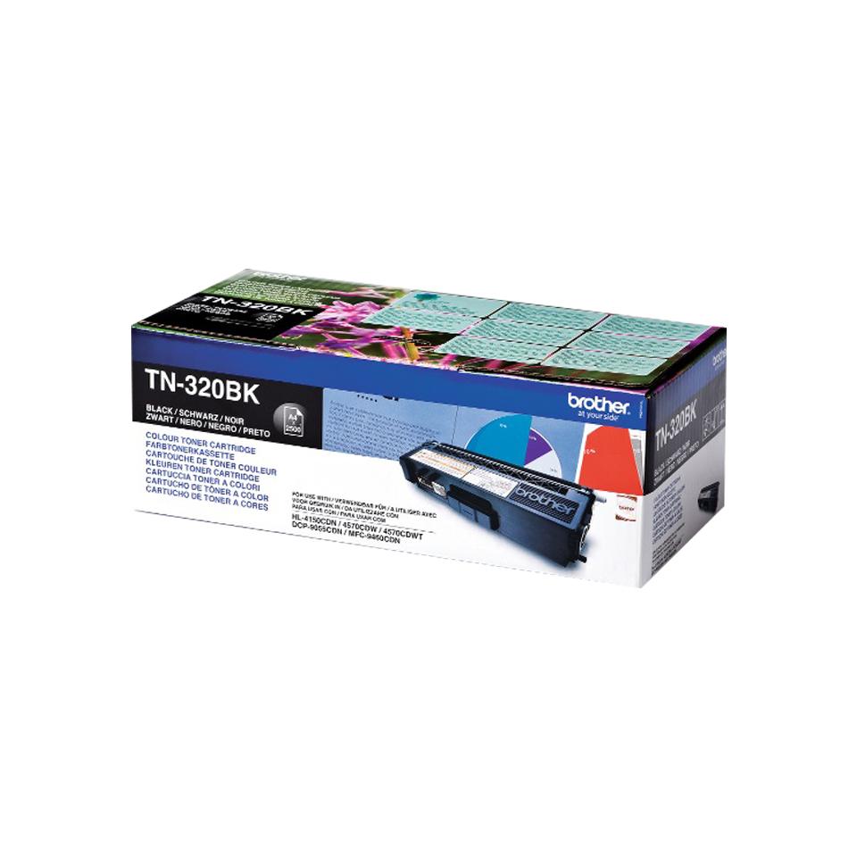 Toner TN320 Preto (2500 páginas) - BROTHER