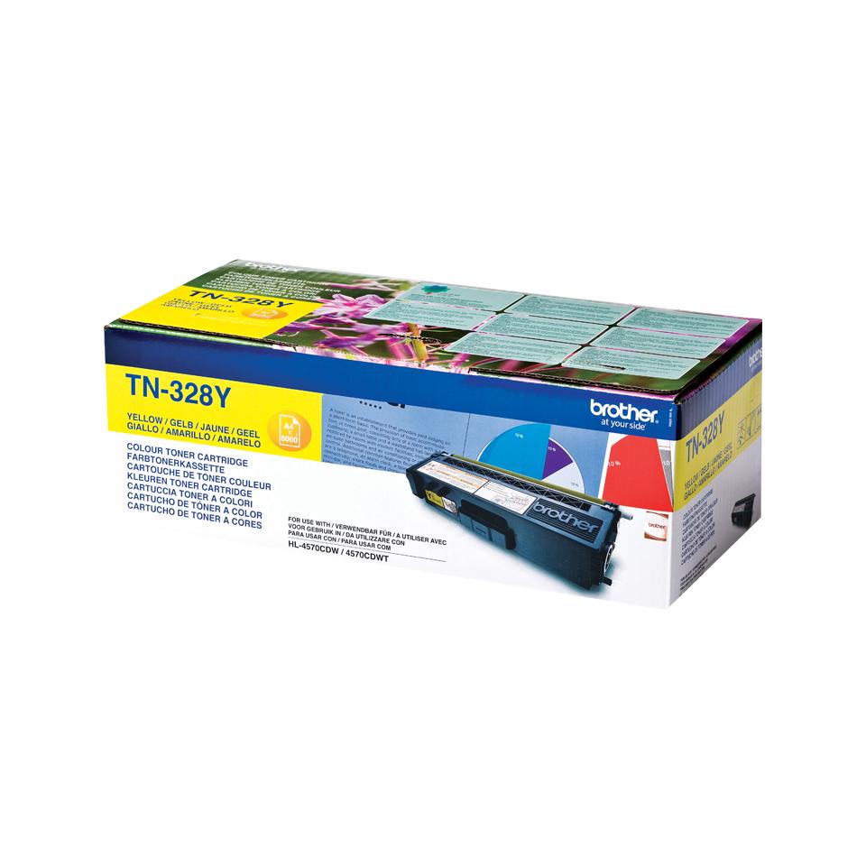 Toner BROTHER TN-328Y AmareloP/HL-4570CDW,9270CDN,9970CDW