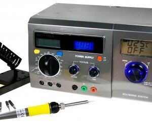 MiniLAB 3-EM-1 (Multi Digital / Fonte Alimentação Bancada / Estação Soldar Dig 40W)