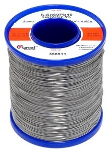 Rolo de Solda 0,7mm 60/40 500g - CYNEL