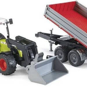Tractor Claas Nectis 267 F c/ Atrelado - BRUDER