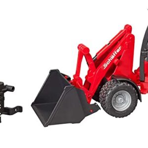 Carregadora Sch?ffer Compact 2630 c/ Pin?a e Fardo - BRUDER