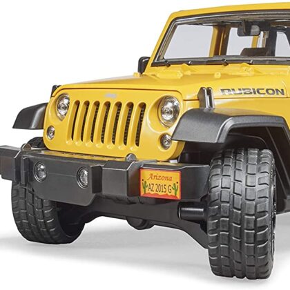 Jeep Wrangler Rubicon Unlimited c/ Bicicleta + Ciclista - BRUDER
