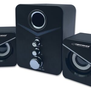 Sistema de Som 2.1 (Subwoofer + 2 Colunas) USB - ESPERANZA EP153