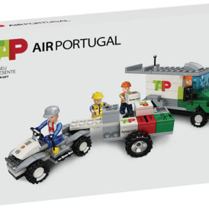 Carrinha Catering + Carro Bagagens + 4 Figuras - TAP