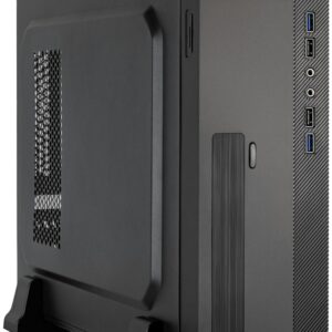 Caixa Slim Micro-ATX c/ Fonte Alimenta??o 500W + Leitor de Cart?es + 2x USB 3.0 (Preto) - TOOQ