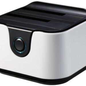 Docking Station Dupla USB 3.0 (Branco) - TooQ