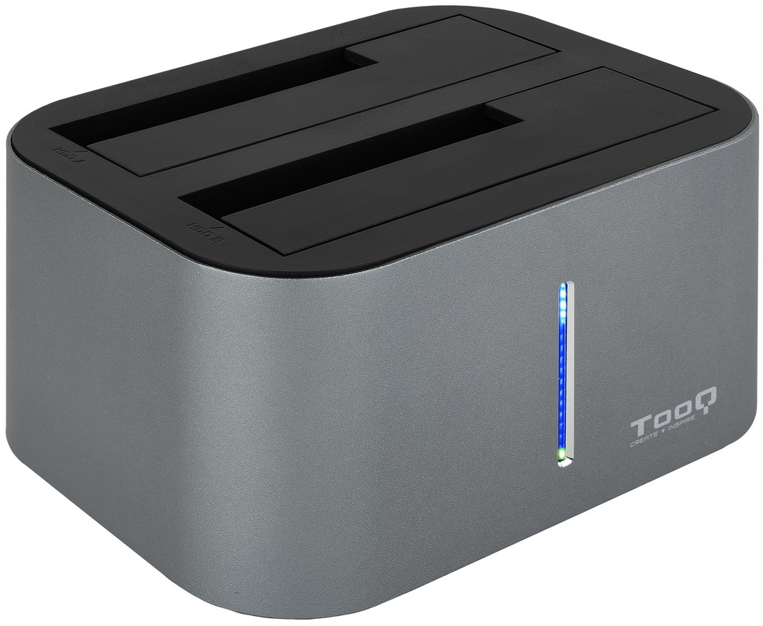 Docking Station p/ Discos SATA Dual 2,5 e 3,5 USB 3.0/3.1 - TooQ